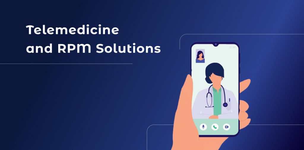 A patient video-calling their doctor via a cutting-edge telemedicine app